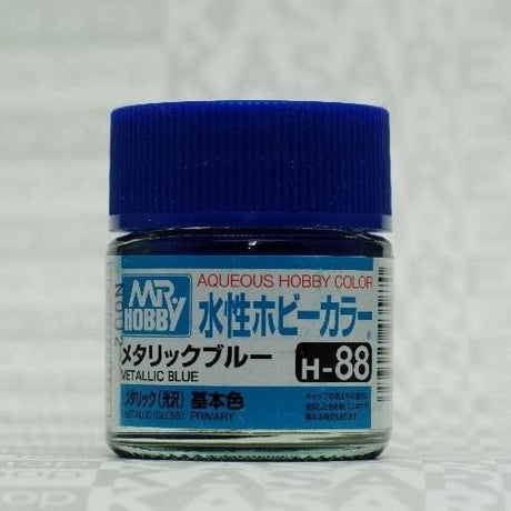 Mr Hobby Aqueous 88 Metallic Gloss Blue 10ml Mr Hobby PAINT, BRUSHES & SUPPLIES