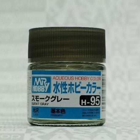 Mr Hobby Aqueous 95 Gloss Smoke Grey 10ml Mr Hobby PAINT, BRUSHES & SUPPLIES