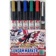 Mr Hobby Gundam Metallic Marker Set Mr Hobby PAINT, BRUSHES & SUPPLIES