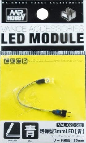 Mr Hobby LED Module 3mm Shell Type LED Blue Mr Hobby ELECTRIC ACCESSORIES