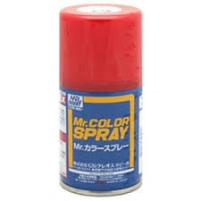 Mr Hobby Mr Color 003 Gloss Red Spray Mr Hobby PAINT, BRUSHES & SUPPLIES