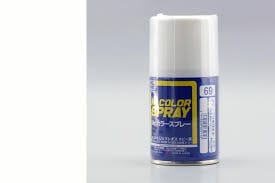 Mr Hobby Mr Color 69 Gloss Off White Spray Mr Hobby PAINT, BRUSHES & SUPPLIES