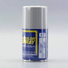 Mr Hobby Mr Color 97 Gloss Light Gray Spray Mr Hobby PAINT, BRUSHES & SUPPLIES