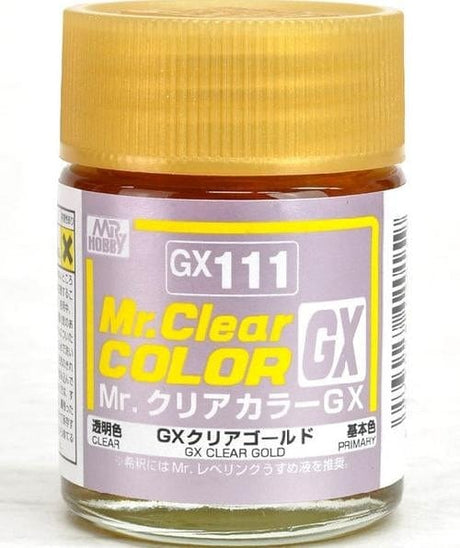 Mr Hobby Mr Color Gx Clear Gold Mr Hobby PAINT, BRUSHES & SUPPLIES