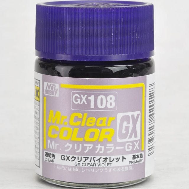 Mr Hobby Mr Color Gx Clear Violet Mr Hobby PAINT, BRUSHES & SUPPLIES