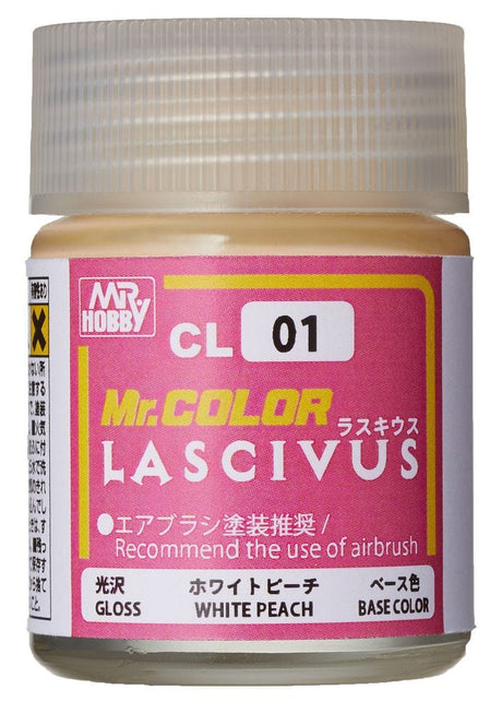 Mr Hobby Mr Color Lascivus White Peach 18ml Mr Hobby PAINT, BRUSHES & SUPPLIES