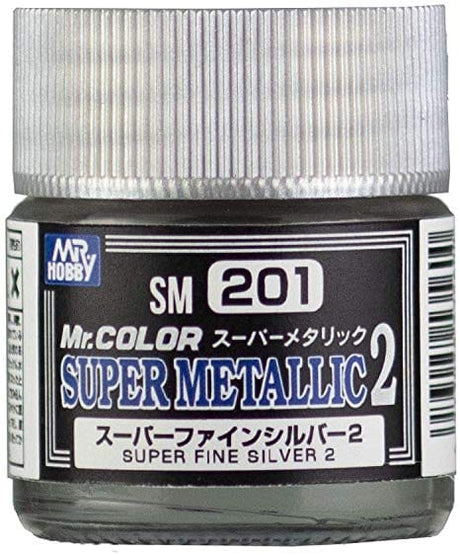Mr Hobby Mr Color Super Metallic Fine Silver Mr Hobby PAINT, BRUSHES & SUPPLIES