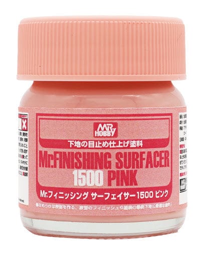 Mr Hobby Mr Finish Surfacer 1500 Pink Mr Hobby PAINT, BRUSHES & SUPPLIES