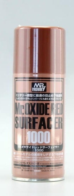 Mr Hobby Mr Surfacer Red Oxide Surfacer 1000 Mr Hobby PAINT, BRUSHES & SUPPLIES