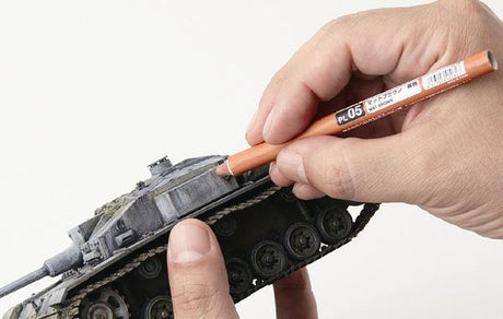 Mr Hobby Mr Weathering Liner 203 Snow Set Mr Hobby PAINT, BRUSHES & SUPPLIES