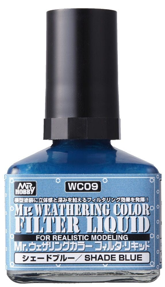 Mr Hobby Wc09 Mr Weathering Colour Shade Blue Mr Hobby PAINT, BRUSHES & SUPPLIES