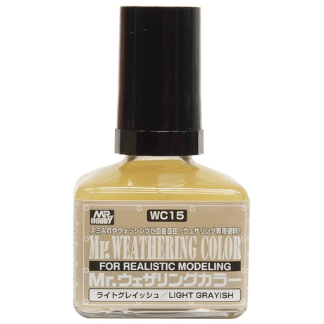 Mr Hobby WC15 Mr Weathering Colour Light Grey Mr Hobby PAINT, BRUSHES & SUPPLIES