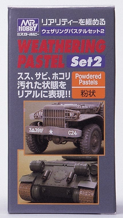 Mr Hobby Weathering Pastel Set 2 Mr Hobby PAINT, BRUSHES & SUPPLIES
