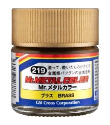 Mr Metal Color Brass Mr Hobby PAINT, BRUSHES & SUPPLIES
