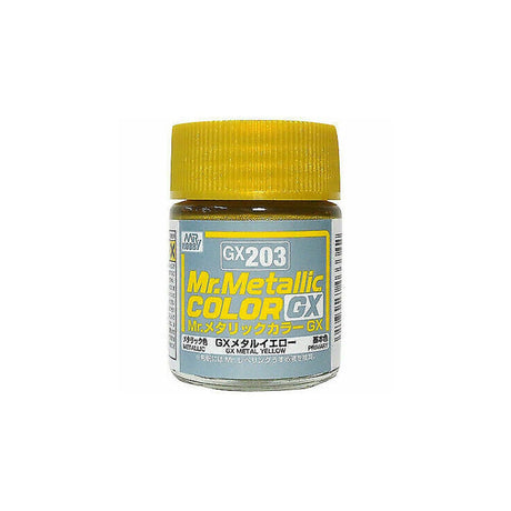 Mr Metallic Color Gx Yellow Mr Hobby PAINT, BRUSHES & SUPPLIES
