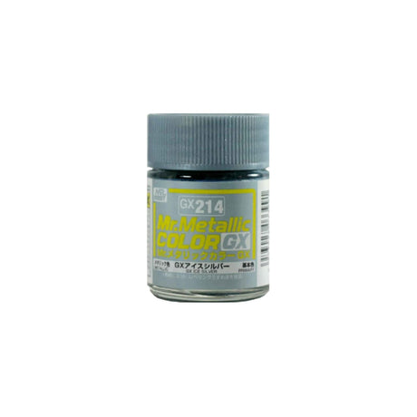 Mr Metallic Color GX214 Ice Silver Mr Hobby PAINT, BRUSHES & SUPPLIES
