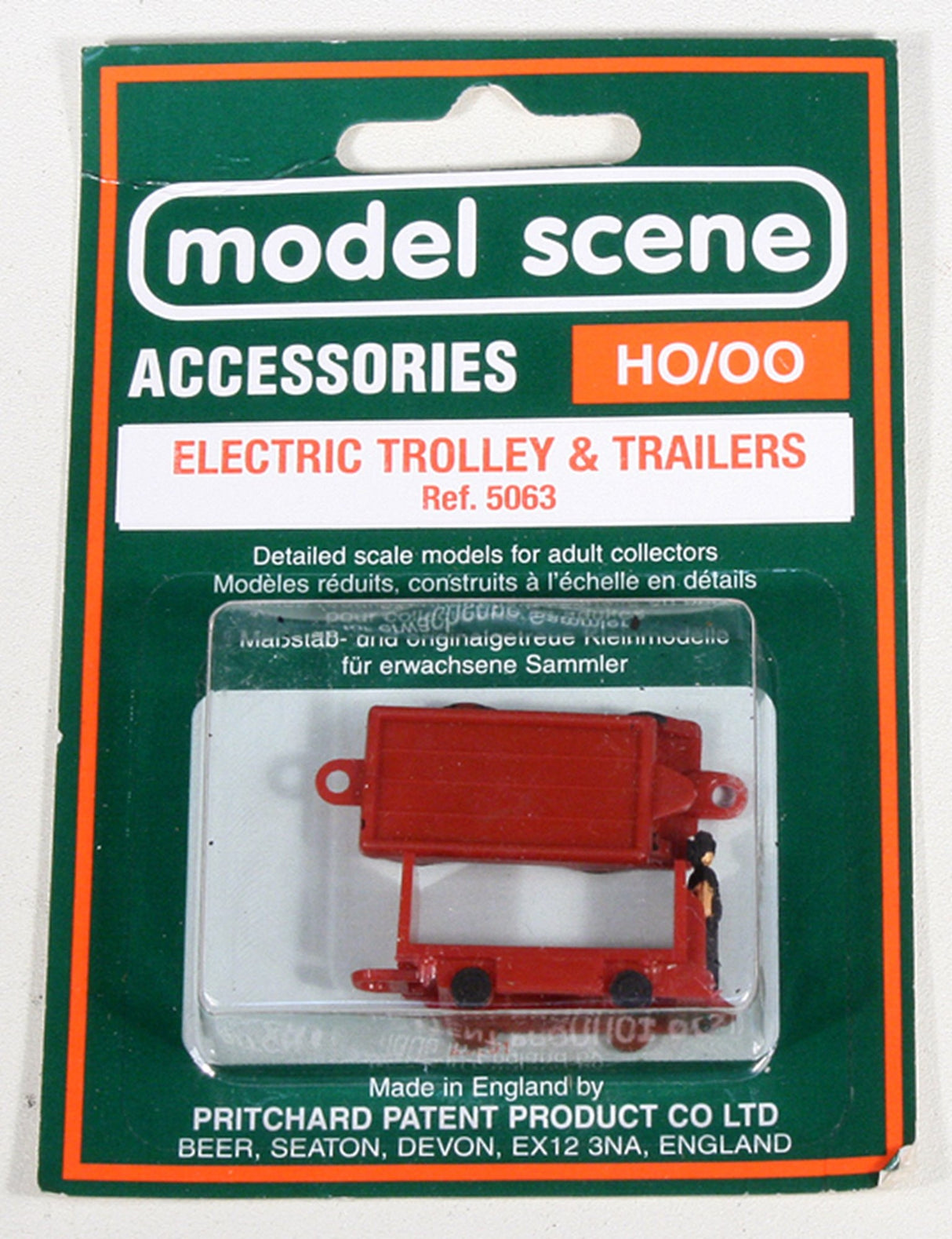 Model Scene OO Electric Trolley And Trailer Peco TRAINS - HO/OO SCALE