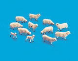 Model Scene OO Sheep And Lambs Peco TRAINS - HO/OO SCALE
