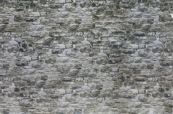 Noch 57700 HO Granite Wall 64X15 Noch TRAINS - HO/OO SCALE