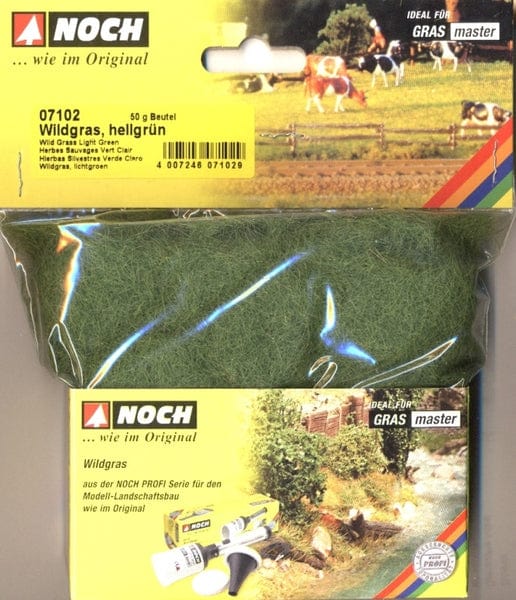 Noch 07102 Wild Grass Light Green 50G Noch TRAINS - SCENERY