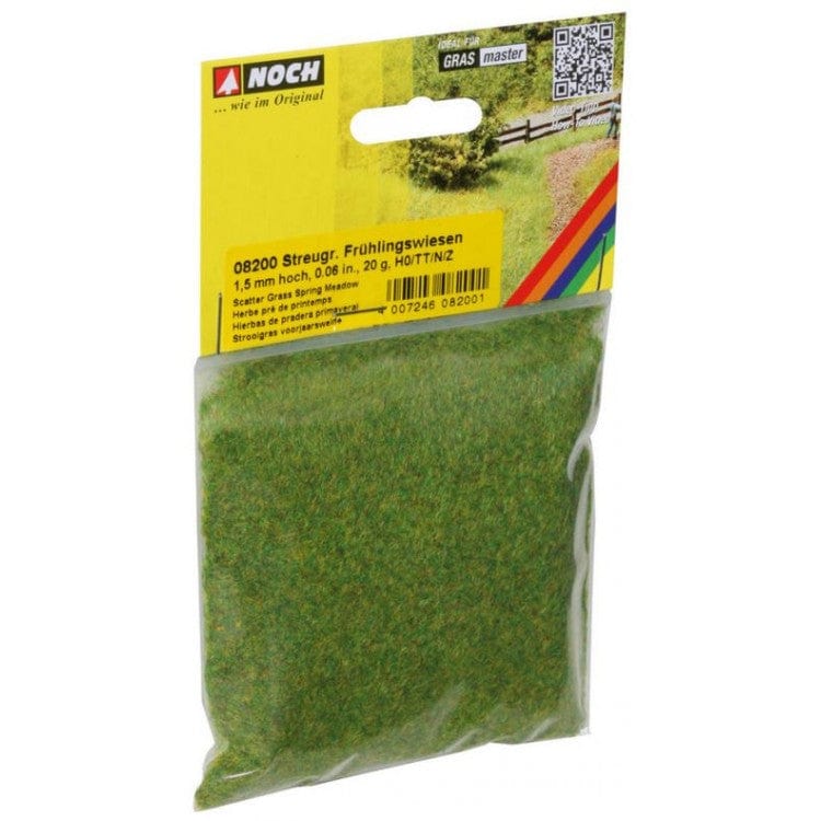 Noch 08200 Static Grass Spring Meadow 20G Noch TRAINS - SCENERY