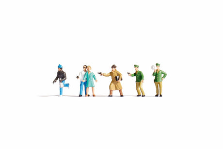 Noch 15096 HO Gangsters and Policeman - Hobbytech Toys