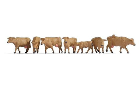 Noch 15727 HO Brown Cows Noch TRAINS - HO/OO SCALE
