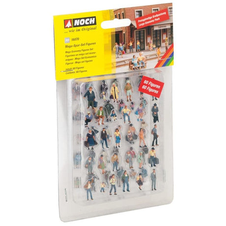 Noch 16070 Mega Economy Figures Set Noch TRAINS - HO/OO SCALE