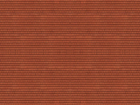 Noch 56965 N 3D Cardboard Sheet 25x12.5cm Roof Tile Red - Hobbytech Toys