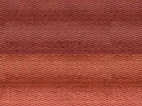 Noch 56970 N 3D Cardboard Sheet 25x12.5cm Plain Tile Red - Hobbytech Toys