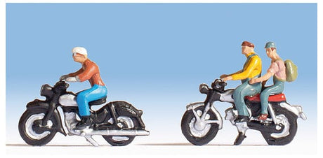 Noch 15904 HO Motorcyclists Noch TRAINS - HO/OO SCALE