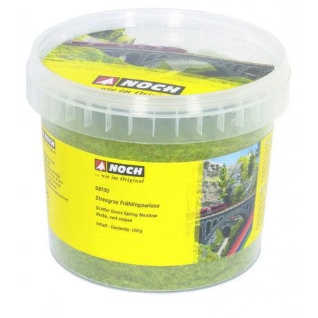 Noch 08150 Scatter Grass Spring Meadow 120G Tub Noch TRAINS - SCENERY