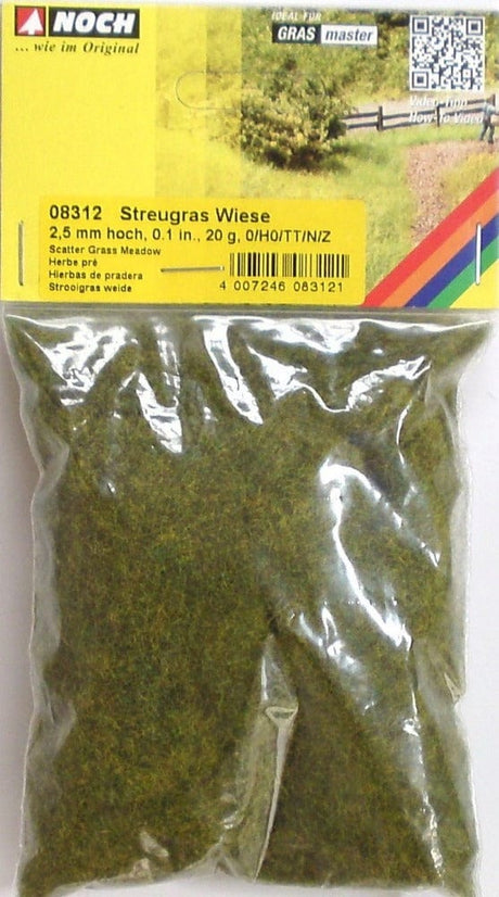 Noch 08312 Static Grass Meadow 20G Noch TRAINS - SCENERY