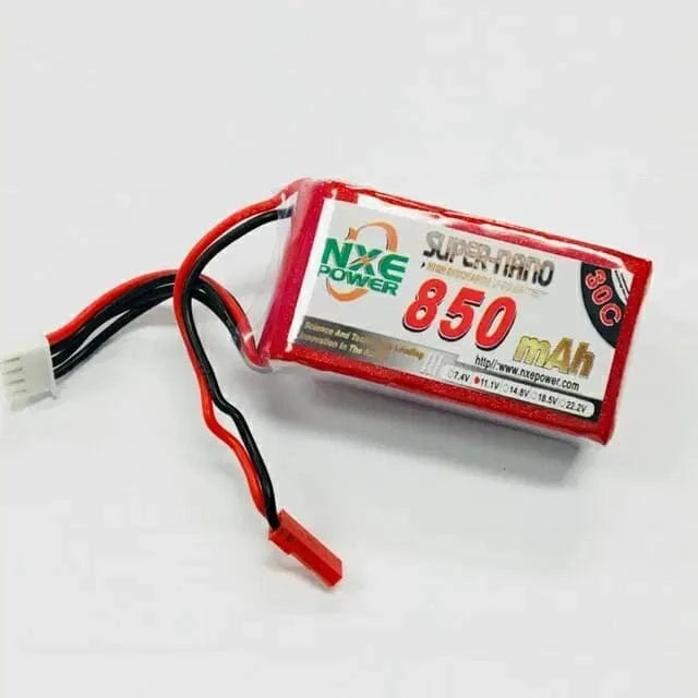 NXE 850mah 3S 11.1v 30C Softcase Lipo Battery - JST - Hobbytech Toys