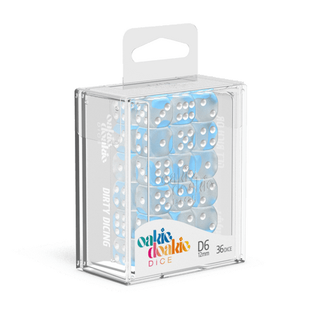 Oakie Doakie Dice D6 12 mm Glow in the Dark - Arctic (36) Oakie Doakie DUNGEONS & DRAGONS