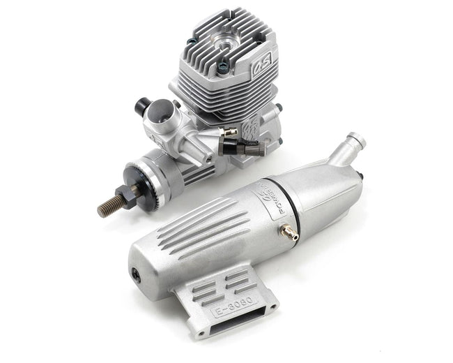 OS Engines MAX 35AX Nitro Aircraft Engine, .35 Size w/ E-3080 Silencer