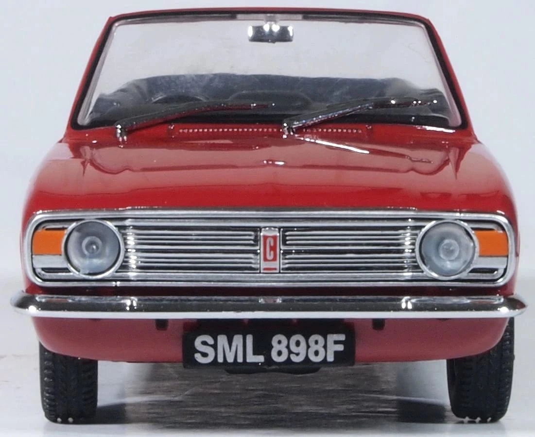 Oxford 43CCC003 1/43 Dragoon Red Ford Cortina Crayford Open Top - Hobbytech Toys