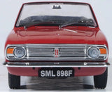 Oxford 43CCC003 1/43 Dragoon Red Ford Cortina Crayford Open Top - Hobbytech Toys