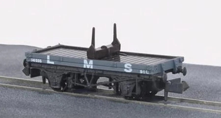 Peco NR39M N Bolster Wagons LMS Bauxite(2) - Hobbytech Toys
