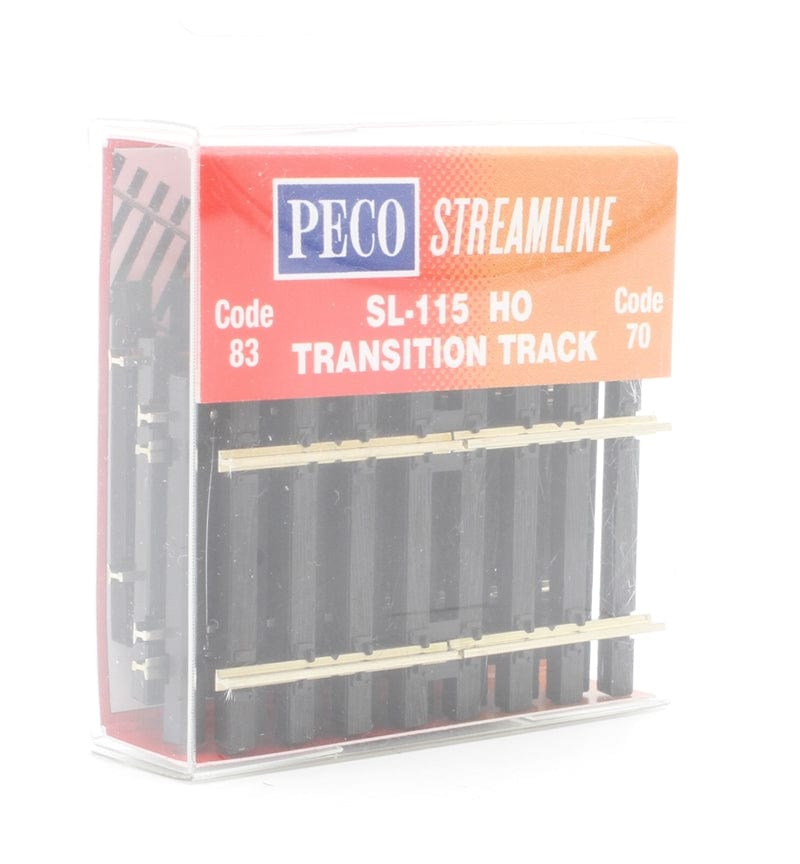 Peco SL-115 Transition Track Joiner Code 83-70 - Hobbytech Toys