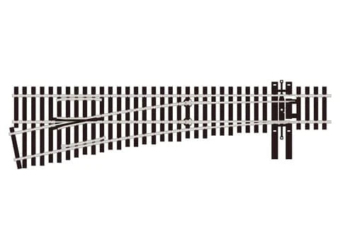 Peco SL-8352 HO Code 83 #5 Left Hand Insulfrog Point - Hobbytech Toys