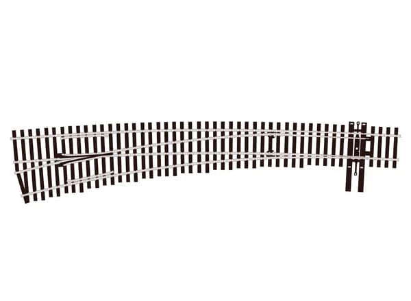Peco SL-8377 HO Code 83 #7 Left Hand Curved Insulfrog Point - Hobbytech Toys
