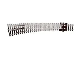 Peco SL-E387 N L/H Curved Point Electrofrog Peco TRAINS - N SCALE