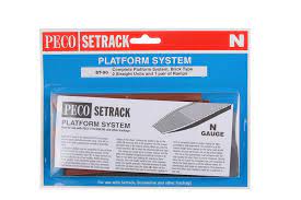 Peco ST90 N Brick Platform & Ramp - Hobbytech Toys