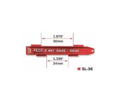 Peco SL-36 6 ft Way Gauge Peco TRAINS - HO/OO SCALE