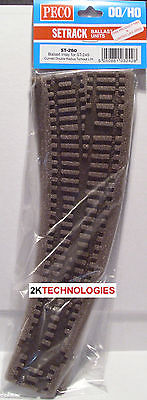 Peco ST-260 Foam Underlay L/H Curved Turnouts Peco TRAINS - HO/OO SCALE