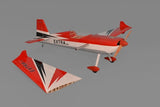 Sleek red and white Phoenix Extra 260 35Cc Arf Kit plane with bold design.