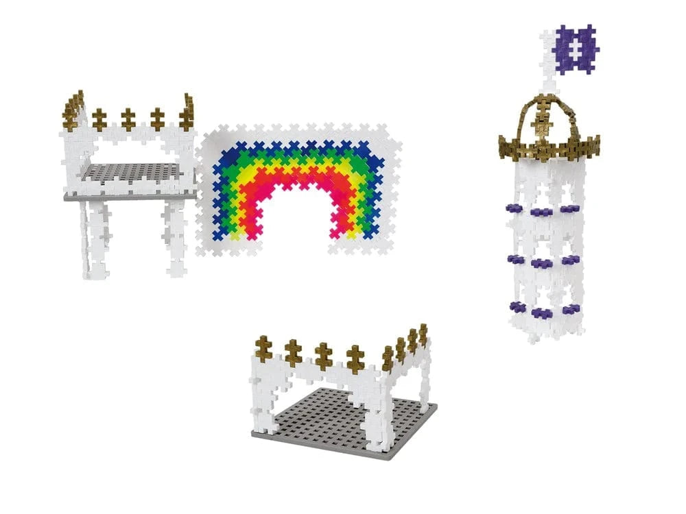 Plus-Plus - Pastel Rainbow Castle - 760 pcs - Hobbytech Toys