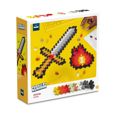 Plus-Plus - Puzzle by Number - Adventure 250pcs - Hobbytech Toys