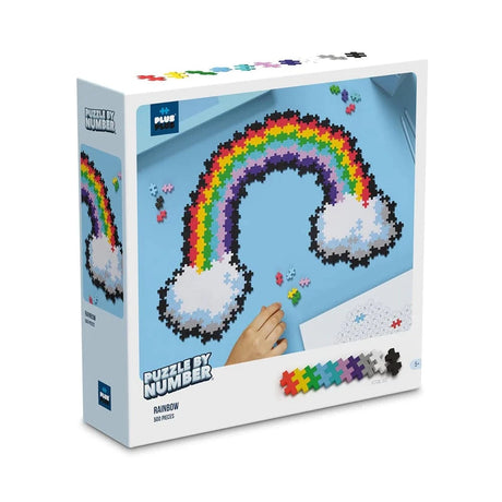 Plus-Plus - Puzzle by Number - Rainbow 500pcs - Hobbytech Toys